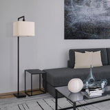Globe Electric 60 in. Black Floor Lamp