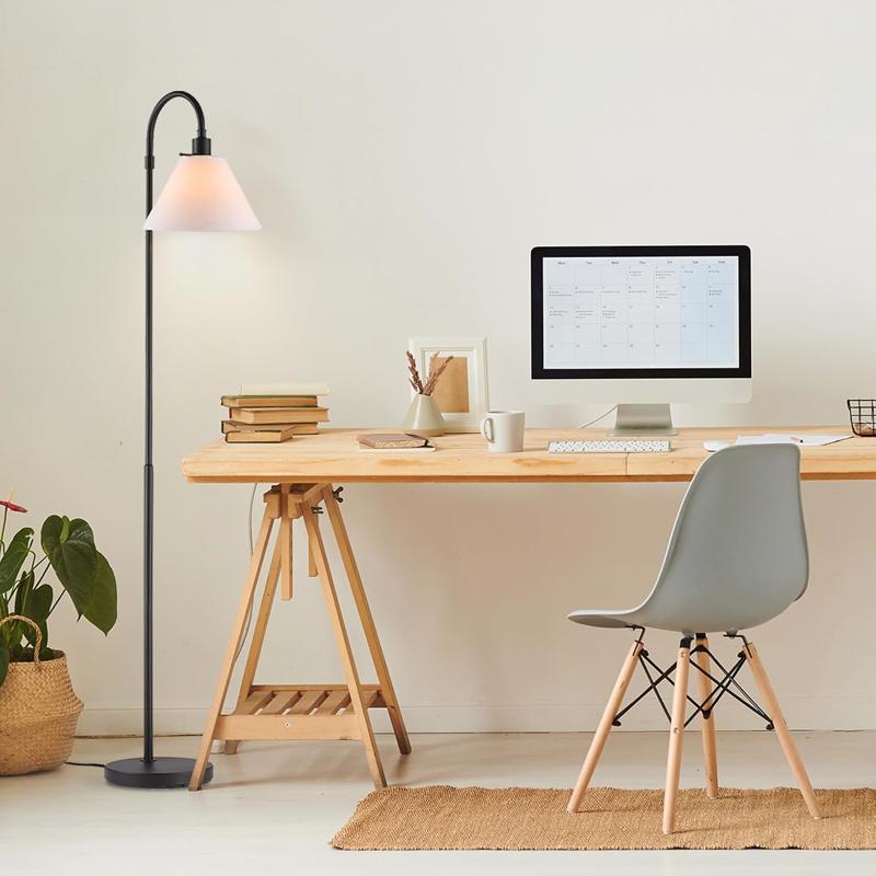 Globe Electric 62 in. Matte Black Floor Lamp