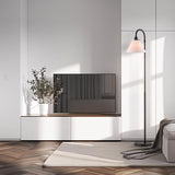 Globe Electric 62 in. Matte Black Floor Lamp