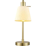 Globe Electric 16.1 in. Matte Brass Desk Lamp