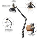 Globe Electric 16.1 in. Matte Brass Desk Lamp