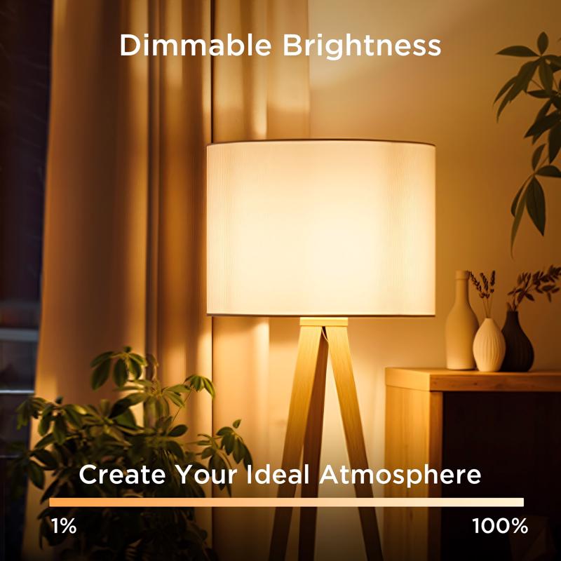 Govee A19 E26 (Medium) Smart-Enabled LED Bulb Color Changing 60 Watt Equivalence 1 pk