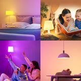 Govee A19 E26 (Medium) Smart-Enabled LED Bulb Color Changing 60 Watt Equivalence 4 pk