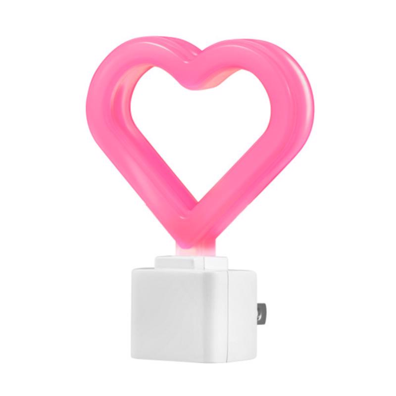 Globe Electric Automatic Plug-in Heart LED Night Light