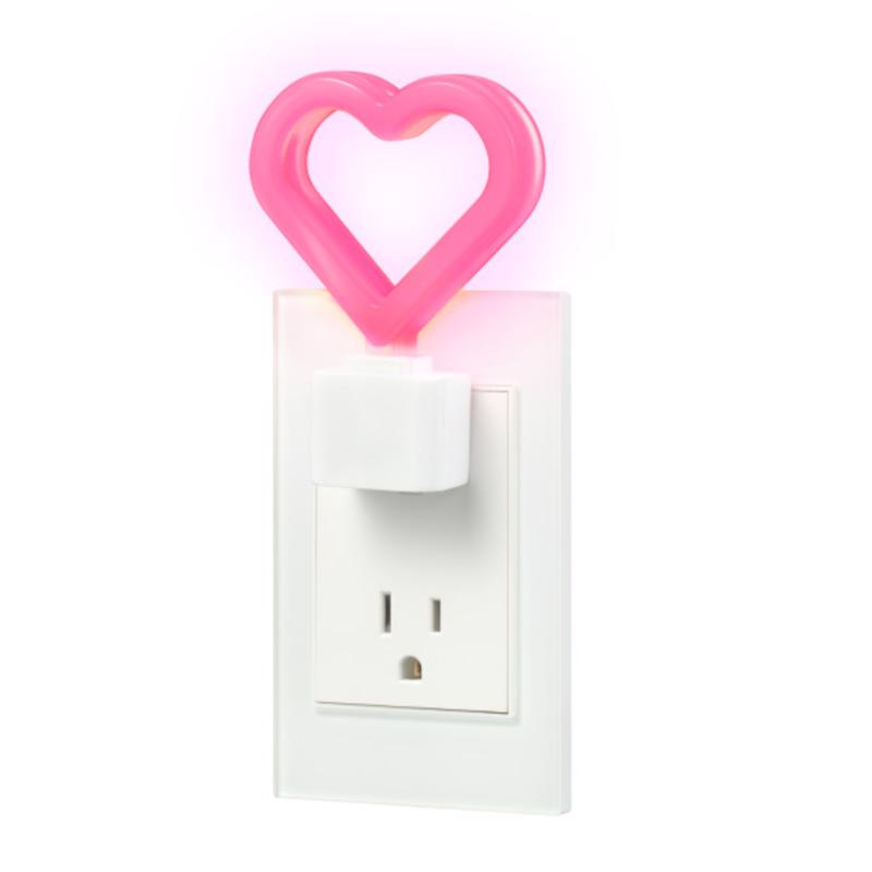 Globe Electric Automatic Plug-in Heart LED Night Light