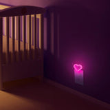 Globe Electric Automatic Plug-in Heart LED Night Light