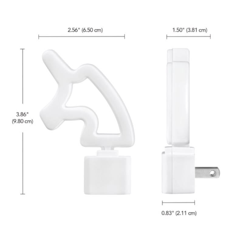 Globe Electric Automatic Plug-in Unicorn LED Night Light