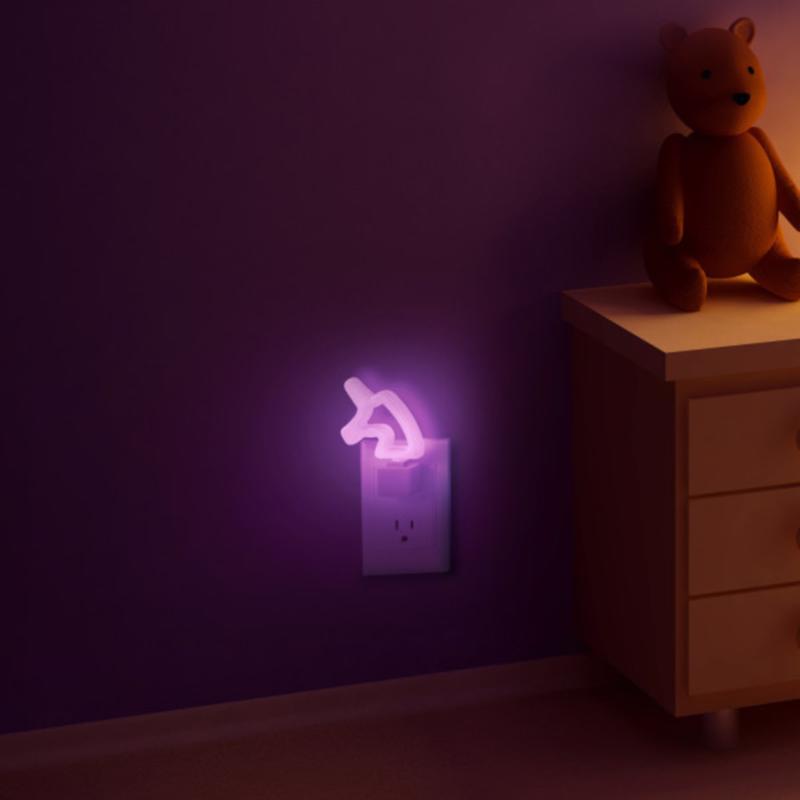 Globe Electric Automatic Plug-in Unicorn LED Night Light