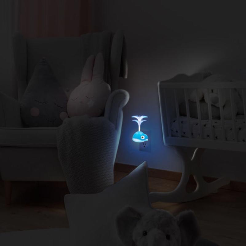 Globe Electric Automatic Plug-in Whale LED Night Light