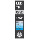 Sylvania T8 CCT 96 in. Single Pin Linear LED Tube 59 Watt Equivalence 1 pk