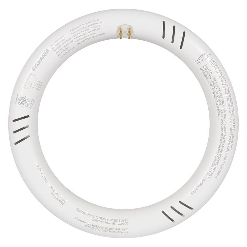 Sylvania T9 CCT 9 in. G10Q Circline LED Tube 30 Watt Equivalence 1 pk