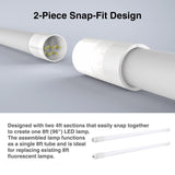 Sylvania Universal A/B LED 5000K 96 in. Single Pin Linear T8 LED Tube 75 Watt Equivalence 1 pk