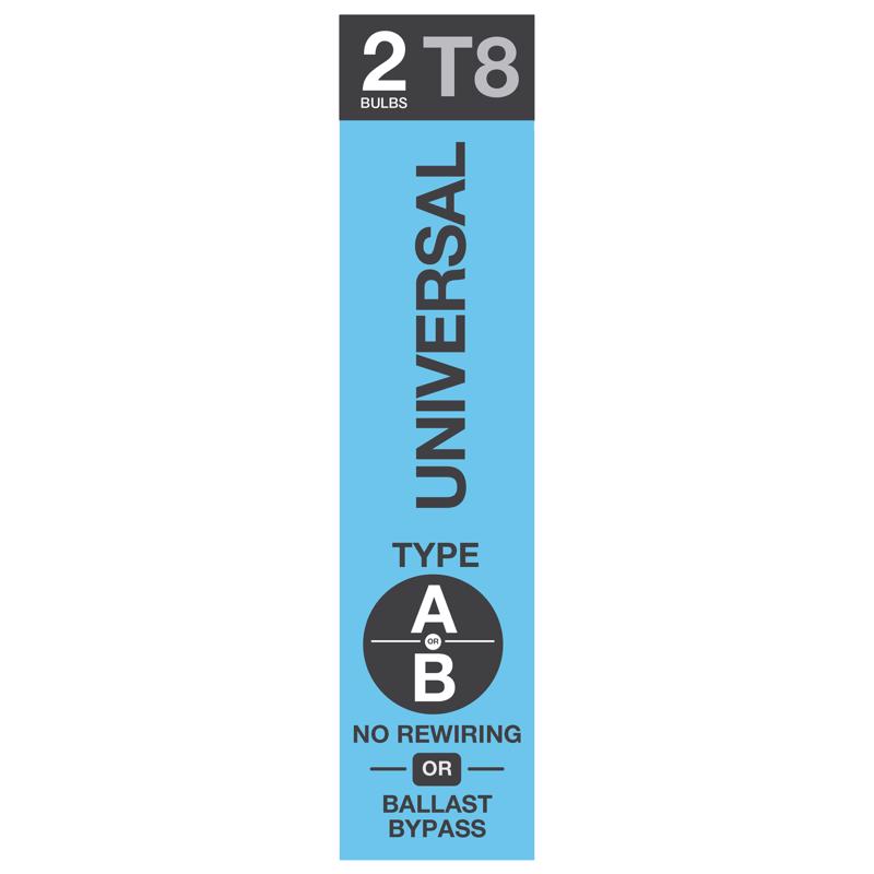Sylvania Universal A/B LED Tube 5000K 96 in. Double Contact Linear T8 LED Tube 86 Watt Equivalence 2