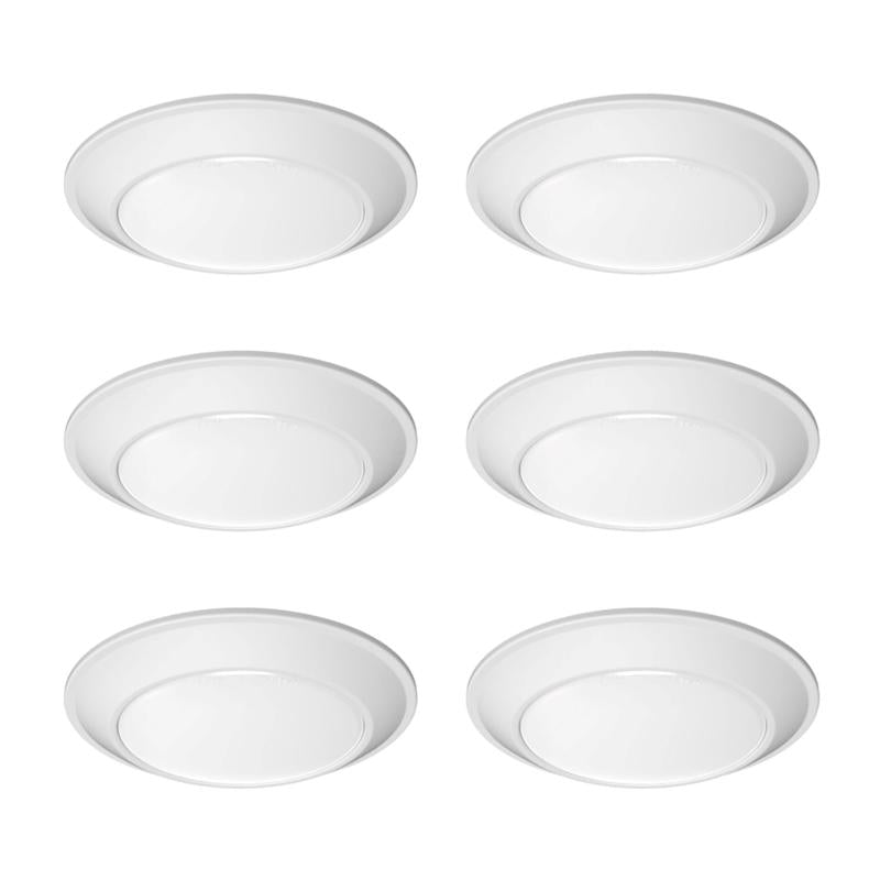 Lithonia Lighting 1.16 in. H X 7.72 in. W X 7.72 in. L Matte White LED Ceiling Light Fixture