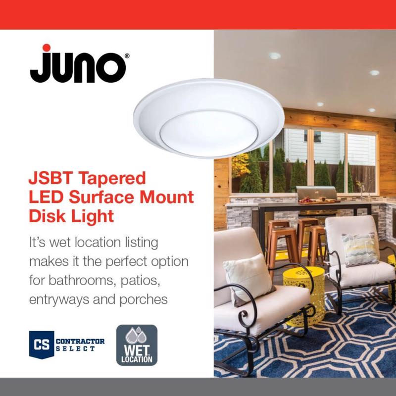 Lithonia Lighting 1.16 in. H X 7.72 in. W X 7.72 in. L Matte White LED Ceiling Light Fixture