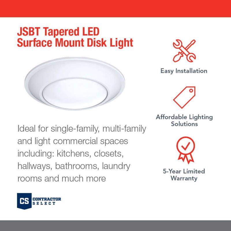 Lithonia Lighting 1.16 in. H X 7.72 in. W X 7.72 in. L Matte White LED Ceiling Light Fixture