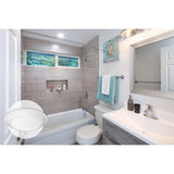 Lithonia Lighting 1.16 in. H X 7.72 in. W X 7.72 in. L Matte White LED Ceiling Light Fixture