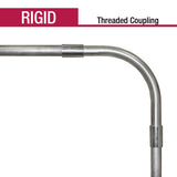 Sigma Engineered Solutions ProConnex 1 in. D Zinc-Plated Steel Conduit Coupling For Rigid/IMC 1 pk