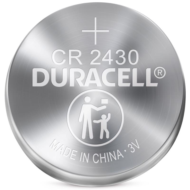 Duracell Lithium Coin 2430 3 V 285 mAh Medical Battery 1 pk