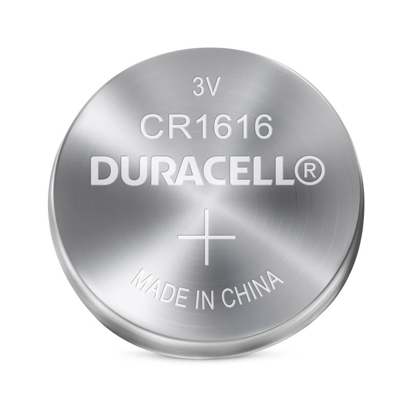 Duracell Lithium Coin 1616 3 V 50 mAh Medical Battery 1 pk