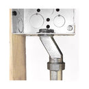 Sigma Engineered Solutions 1/2 in. D Die-Cast Zinc Offset Compression Connector For EMT 1 pk