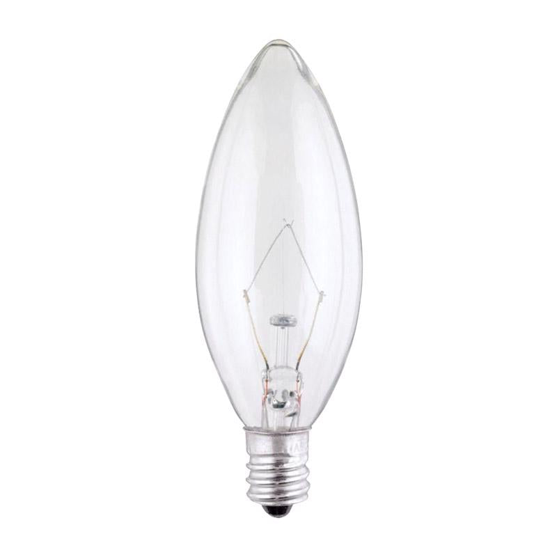 Westinghouse Torpedo 60 W B10 Decorative Incandescent Bulb E12 (Candelabra) Warm White 2 pk