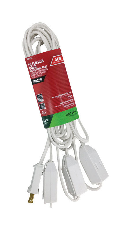 CORD EXT TREE 15' WHT