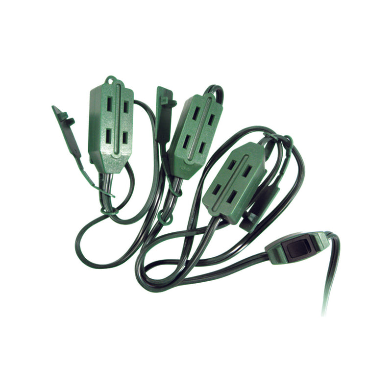 Ace Indoor 15 ft. L Green Extension Cord 18/2 SPT-2