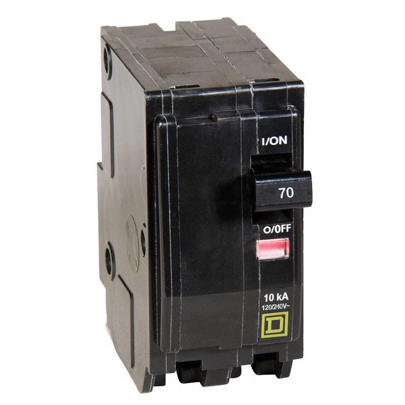 Square D QO 70 amps Plug In 2-Pole Circuit Breaker