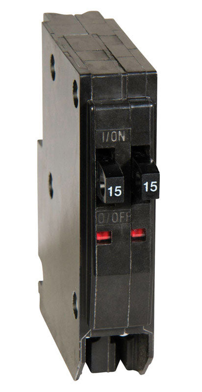Square D QO 15/15 amps Tandem Single Pole Circuit Breaker