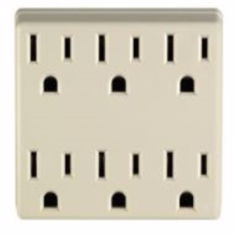 ADAPTR OUTLET 6 IVY 15A