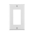 Leviton Decora White 1 gang Thermoset Plastic Decorator Wall Plate 10 pk