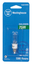 BULB 75W 120V E-11 SEHAL
