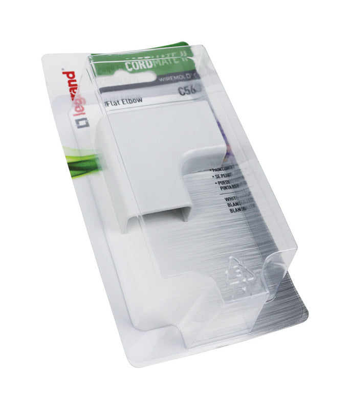 Legrand CordMate II Flat Elbow 1 pk