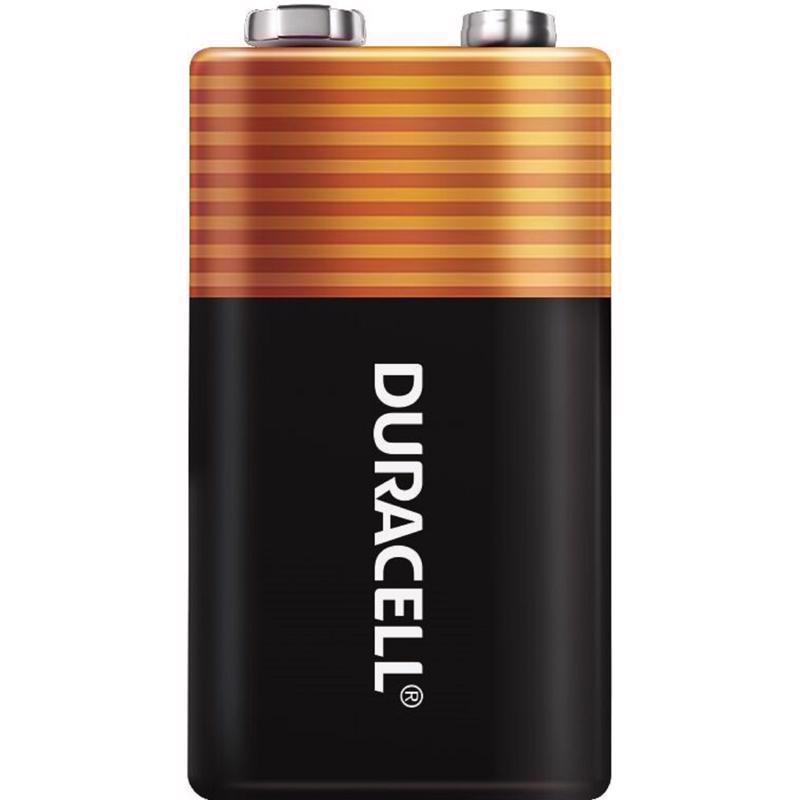 Duracell Coppertop 9-Volt Alkaline Batteries 4 pk Carded