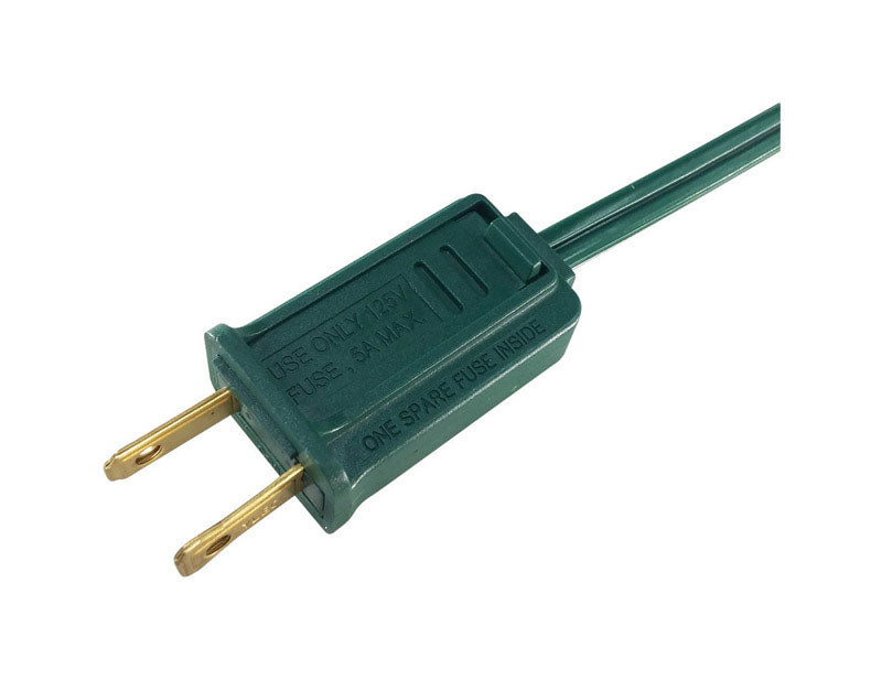 Ace Indoor 15 ft. L Green Extension Cord with Switch