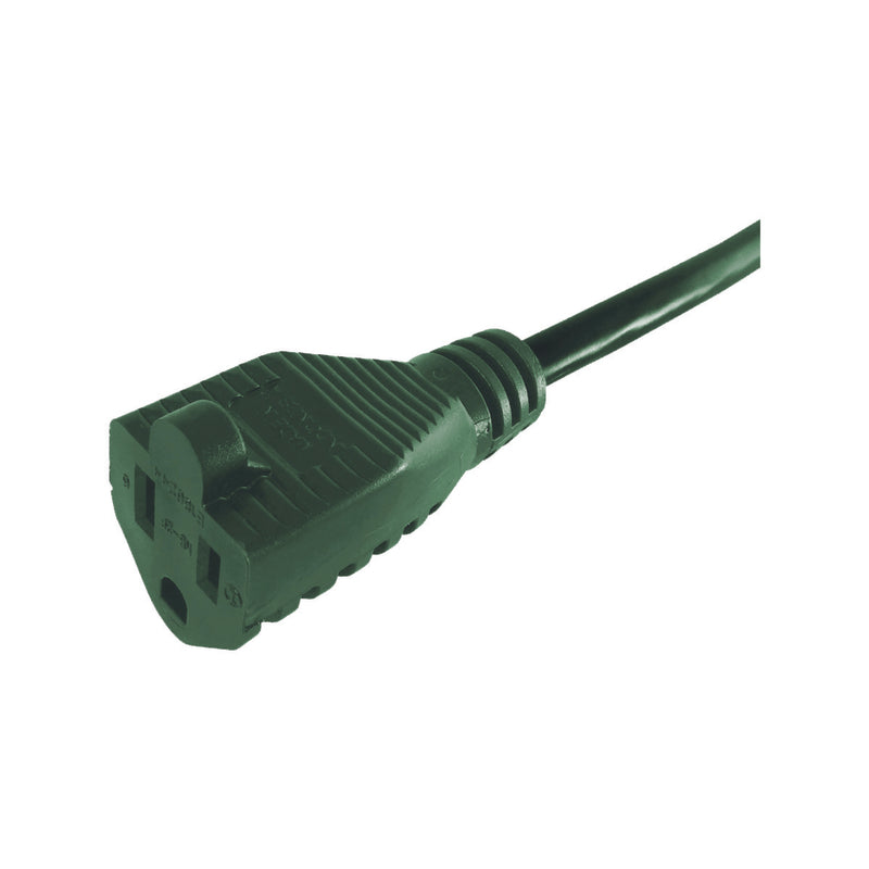 Ace Outdoor 15 ft. L Green Extension Cord 16/3 SJTW