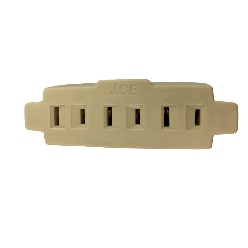 Ace Polarized 3 outlets Adapter 1 pk