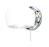 FIXT SCONCE 1L WHT/CHRM