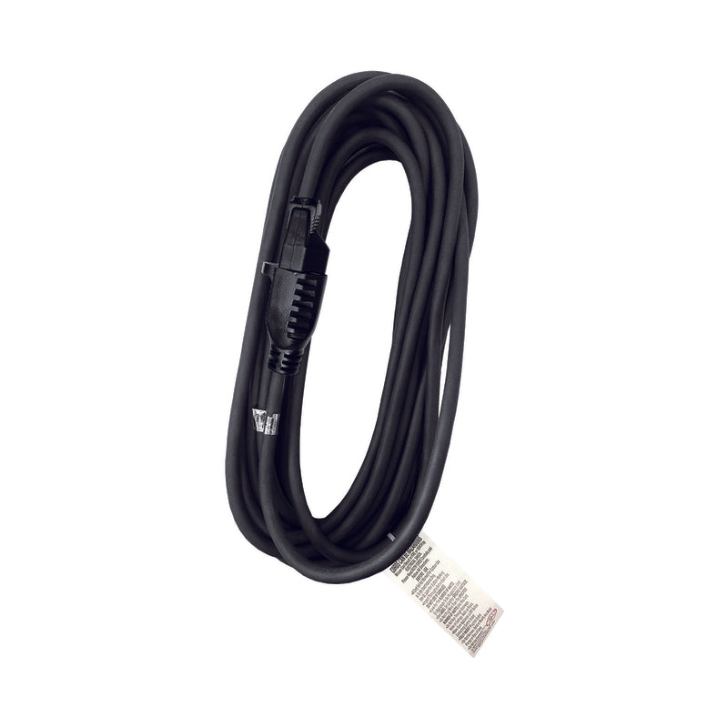 Ace Indoor 25 ft. L Black Extension Cord 16/3 SJO