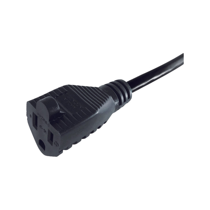 Ace Indoor 25 ft. L Black Extension Cord 16/3 SJO