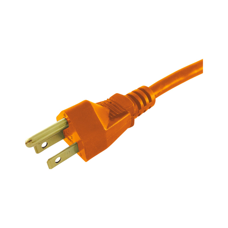 Ace Indoor 25 ft. L Orange Triple Outlet Cord 16/3 SJT