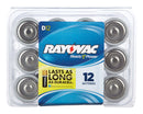 Rayovac High Energy D Alkaline Batteries 12 pk Clamshell