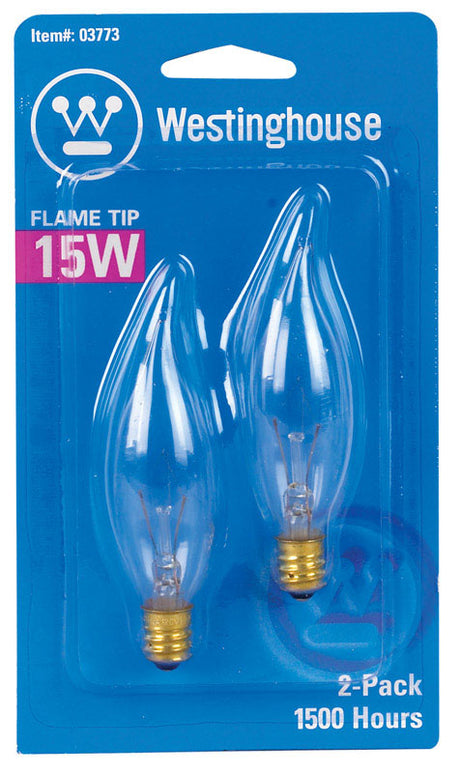 BULB FLAMETIP CL 15W CD2