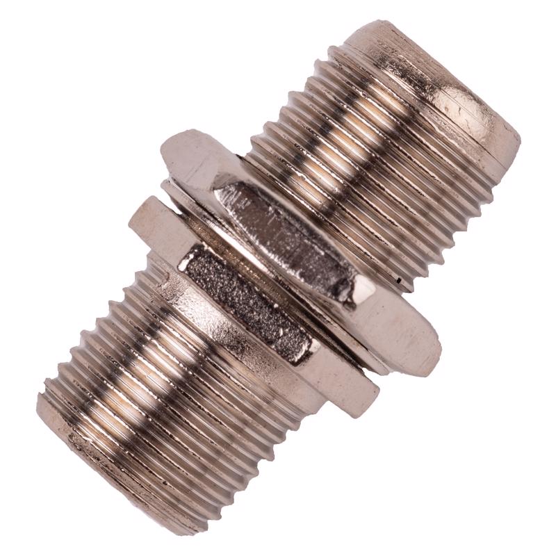 Monster Just Hook It Up Double Female Coax F Adapter 75 ohm 900 MHz 10 pk