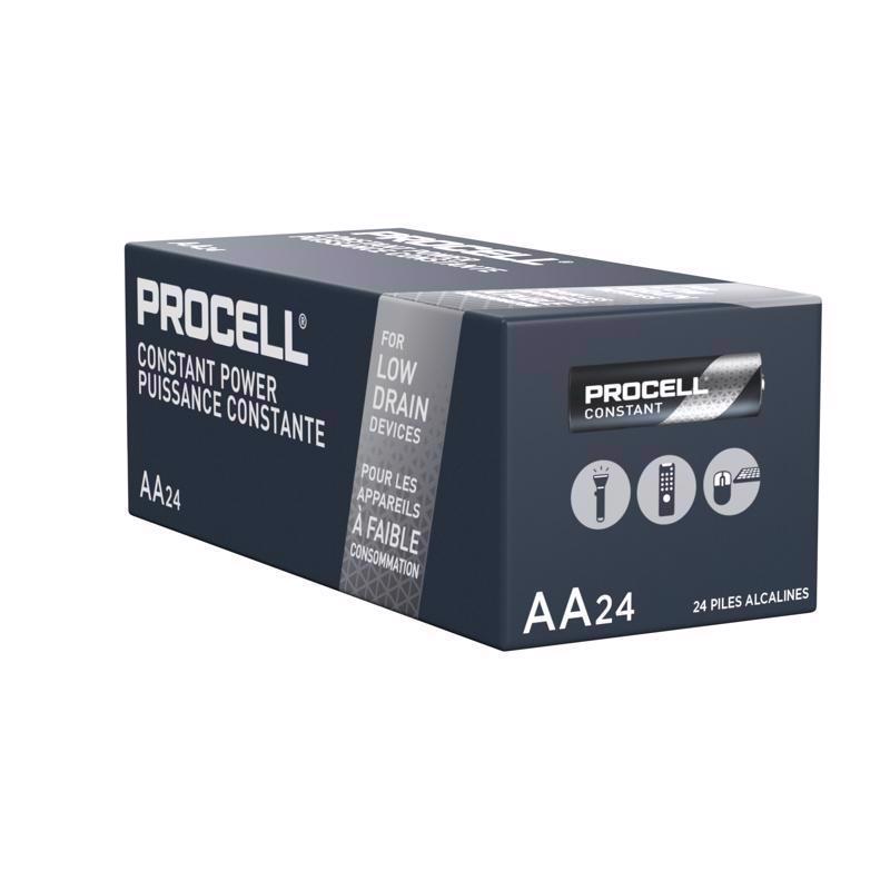 Procell Constant AA Alkaline Batteries 24 pk Boxed
