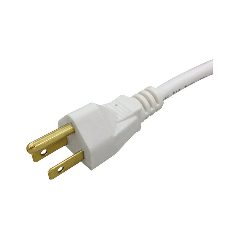 Ace Outdoor 15 ft. L White Extension Cord 16/3 SJTW