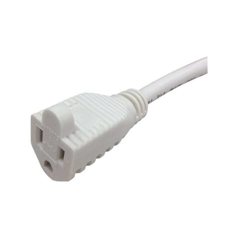 Ace Outdoor 15 ft. L White Extension Cord 16/3 SJTW