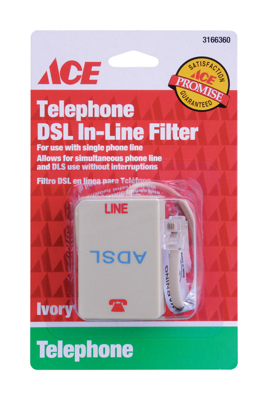 DSL IN-LINE FILTER IVORY