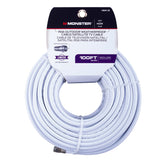 CABLE COAX RG6 100' WHT